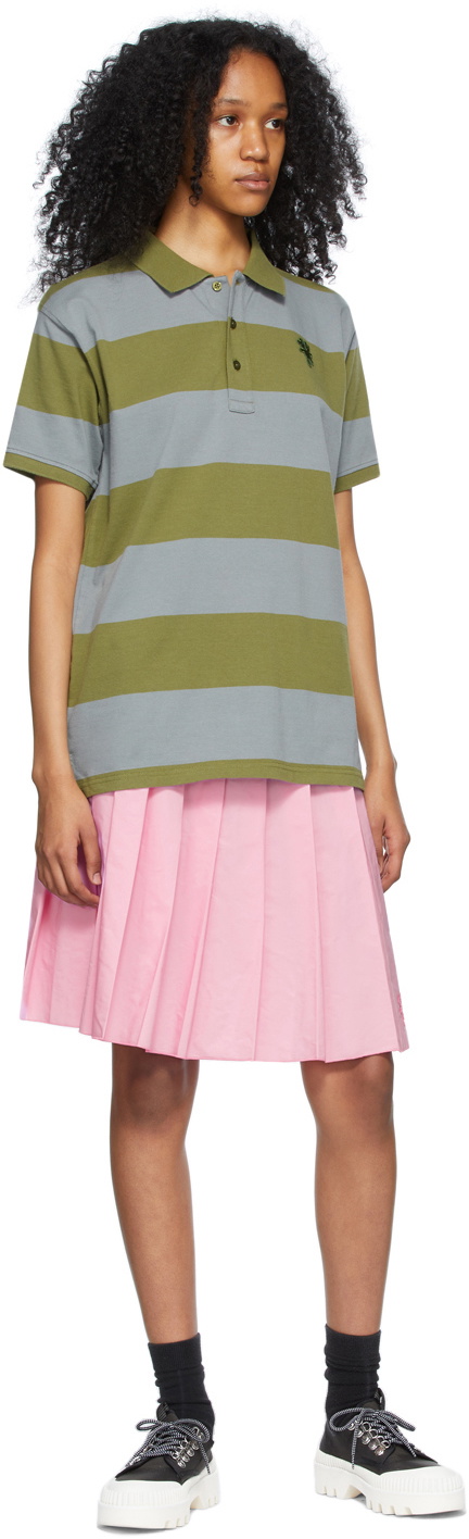 Marc Jacobs Green & Grey Heaven by Marc Jacobs Striped Tiny Teddy