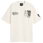 END. Devils Darts Team T-Shirt in Ecru