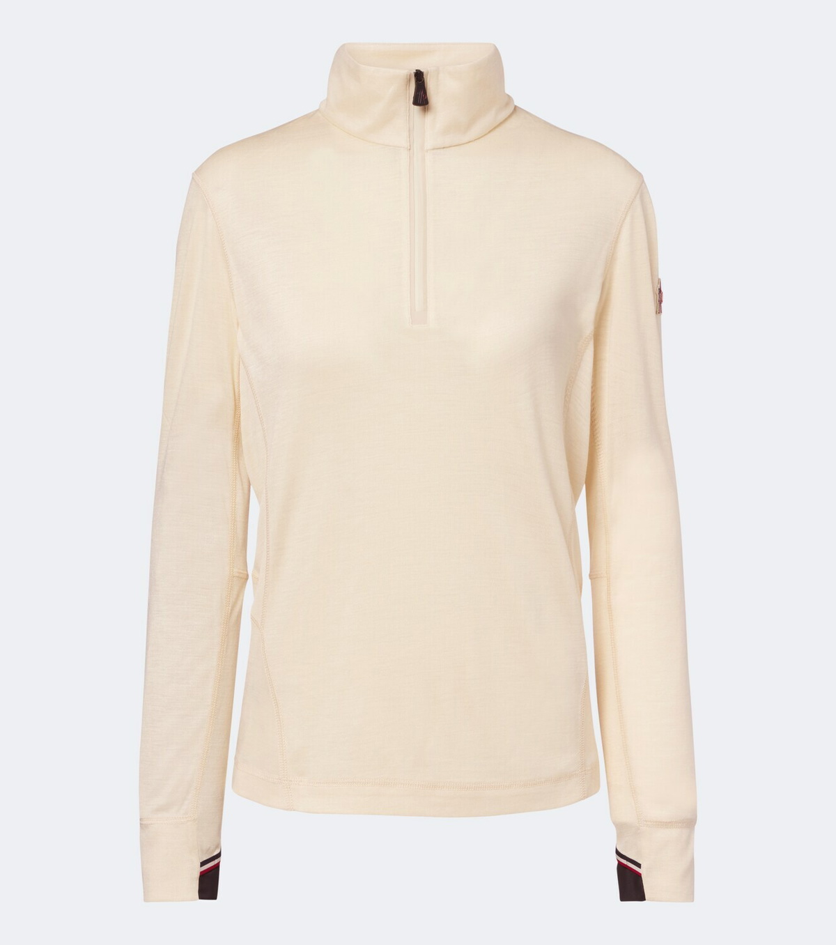 Moncler Grenoble Wool and silk jersey ski top