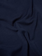 Aspesi - Cotton, Silk and Linen-Blend Sweater - Blue