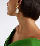 Carolina Herrera Embellished clip-on earrings