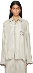 Soulland Off-White & Black Tyra Overshirt
