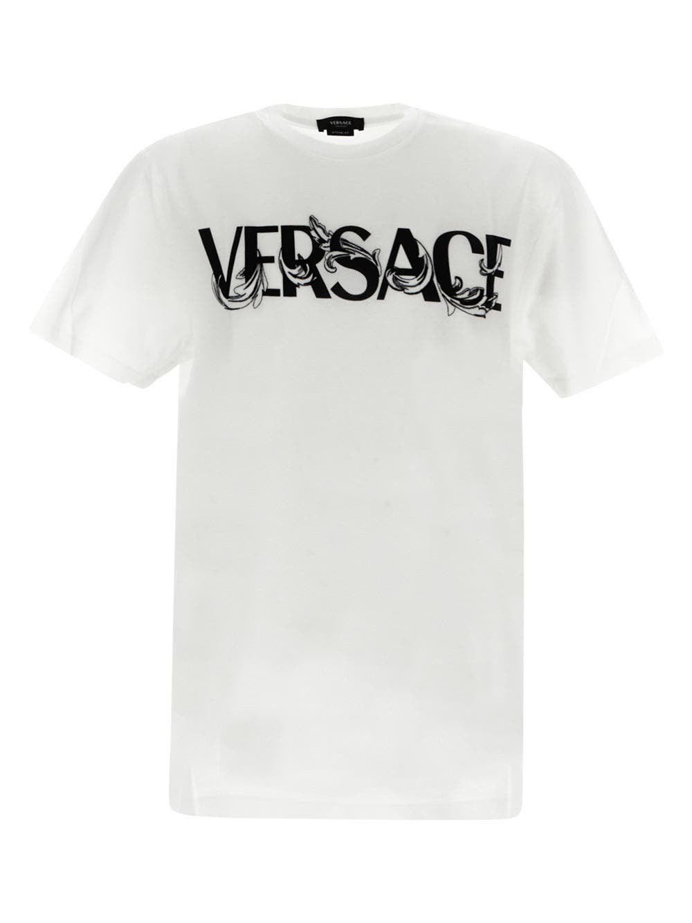 Versace Greca-print logo T-shirt - Joseph