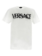Versace Logo Writing Print T Shirt