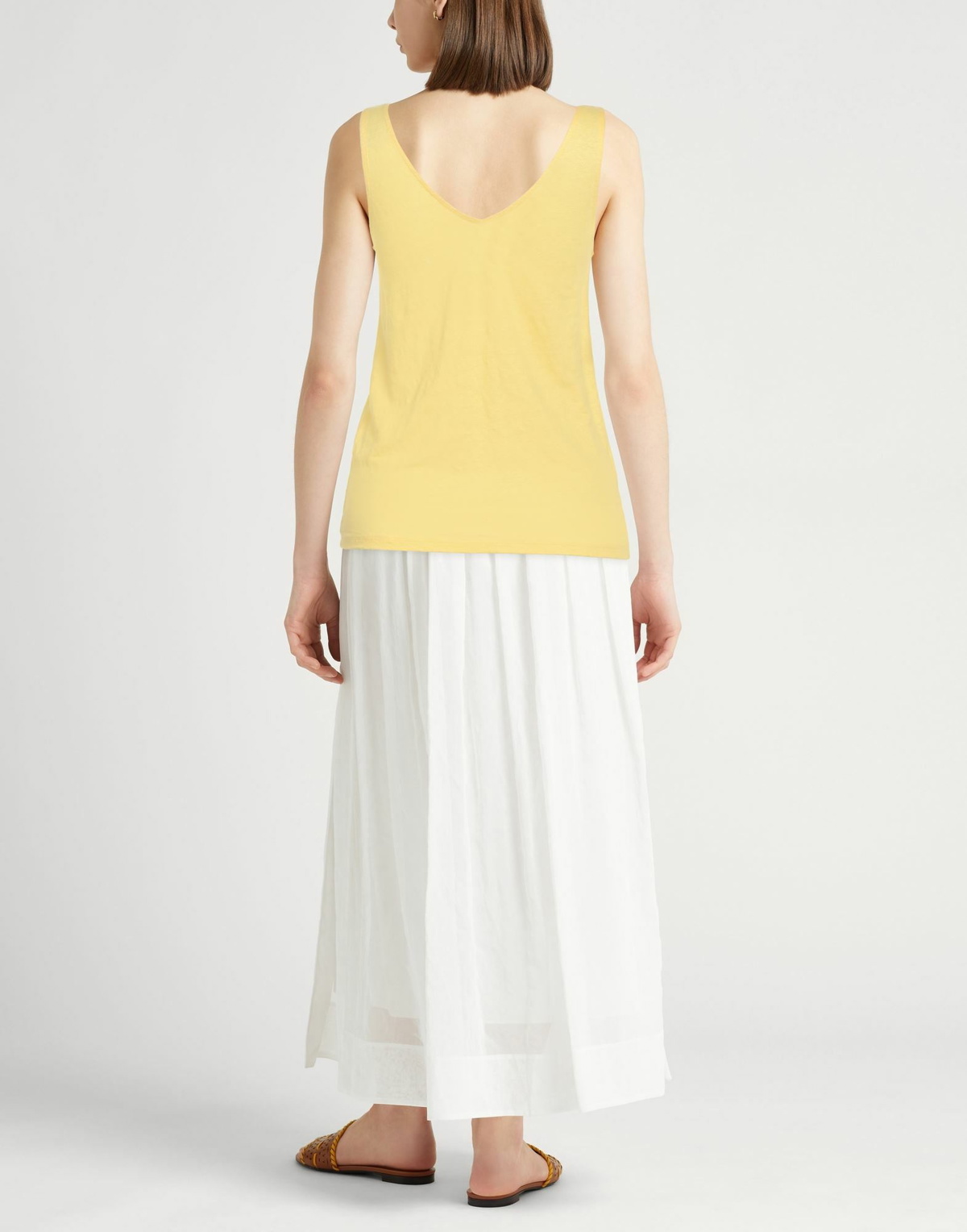 Majestic Filatures Womens Tank top in Yellow