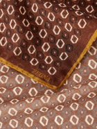 Zegna - Printed Wool Pocket Square