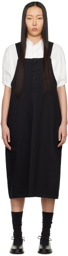 Y's Black Overall Maxi Dress