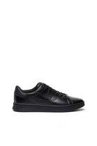 Diesel S-Athene Low-Low-top leather sneakers with D patch - Sneakers Mens in Black