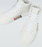 Burberry - Rangleton high-top leather sneakers