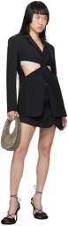 Coperni Black Twisted Blazer