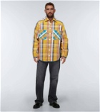 Due Diligence Reversible checked cotton jacket