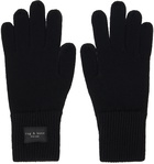 rag & bone Black Addison Tech Gloves