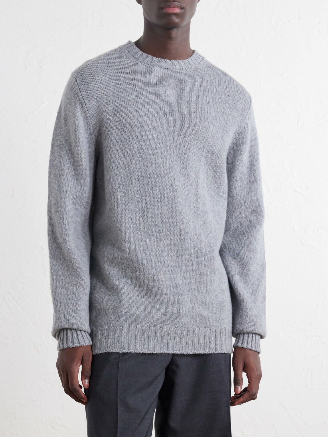 William Lockie - Aryan Wool Sweater - Gray