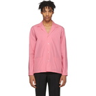 Studio Nicholson Pink Cabrilla Open Box Shirt