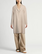 Agnona Womens Coat in Beige