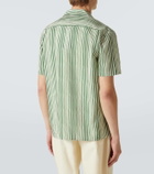 Orlebar Brown Hibbert striped bowling shirt