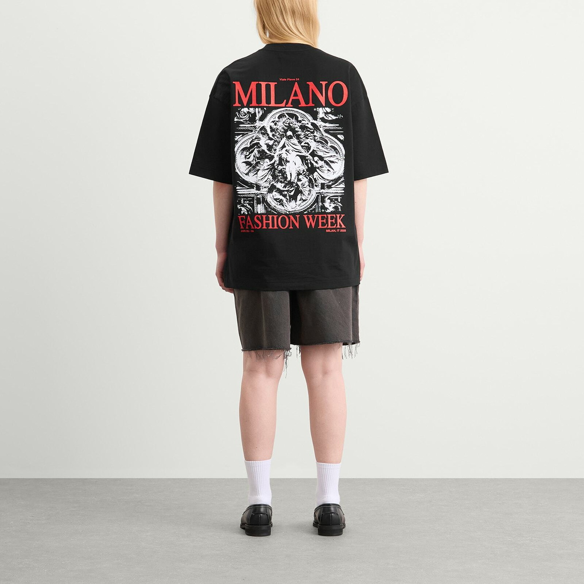END. SS26 Milan Fashion Week T-Shirt in Black