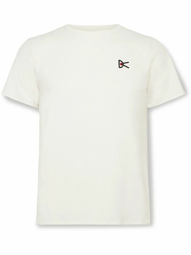 Photo: DISTRICT VISION - Logo-Print Stretch-Jersey Running T-Shirt - White