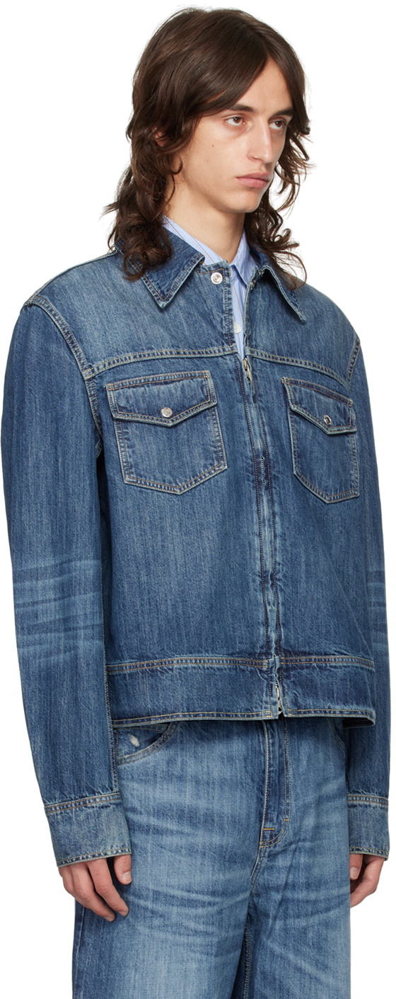 OUR LEGACY Blue Trucker Denim Jacket Our Legacy