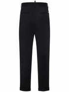 DSQUARED2 - Pleated Stretch Cotton Pants