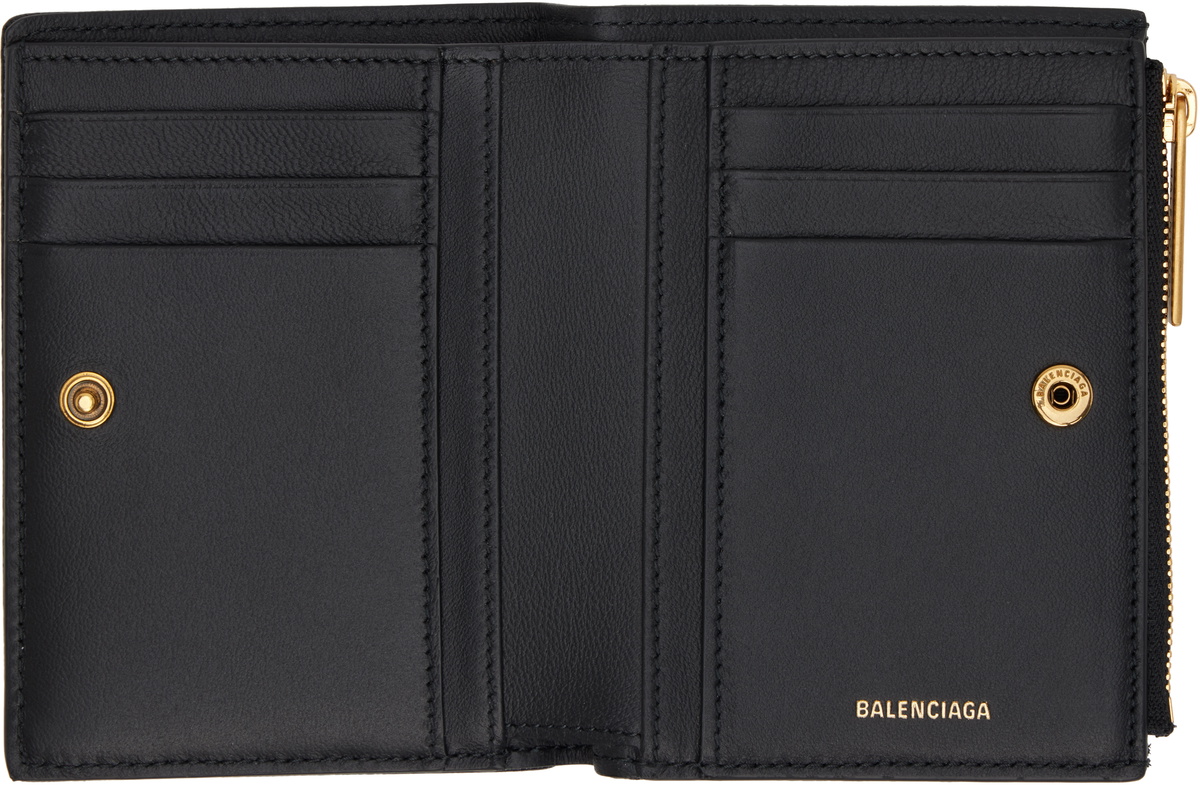 Balenciaga Black Monaco Bifold Wallet Balenciaga