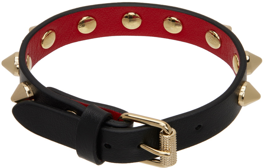 Christian Louboutin Black Louboulink Bracelet