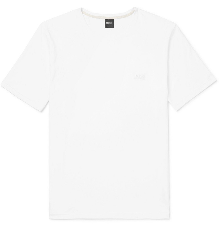 Photo: Hugo Boss - Stretch-Cotton Jersey T-Shirt - White