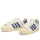 Adidas Men's Superstar Ii Sneaker in Off White/Victory Blue/Warm Vanilla