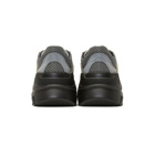 Balmain Black and Grey Jace Sneakers
