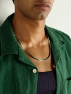 JIA JIA - Arizona Ombré Gold Emerald Necklace