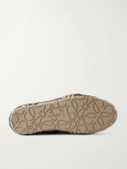 LOEWE - Paula's Ibiza Yago Embroidered Canvas Sneakers - Brown