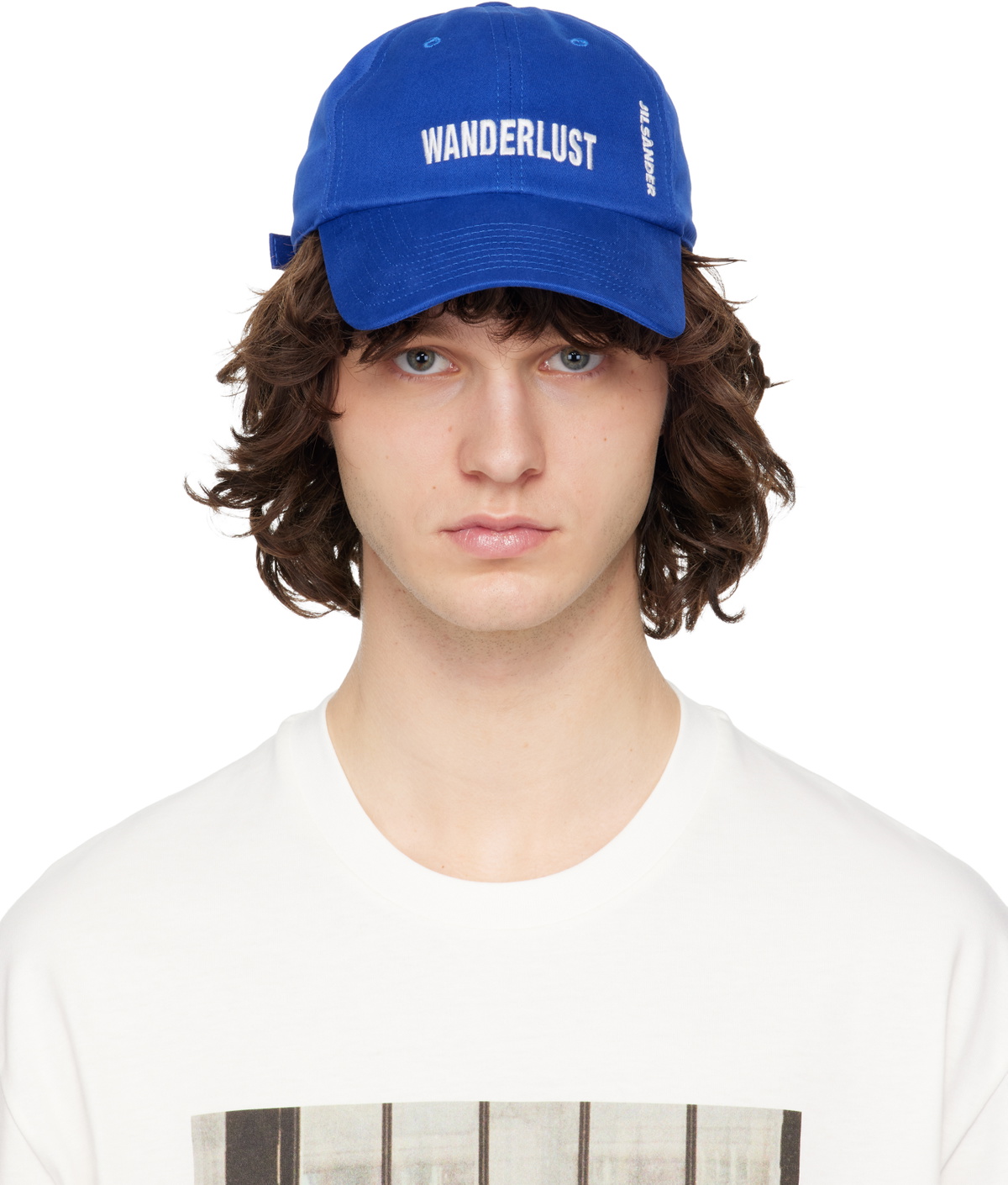 Jil Sander Blue 'Wanderlust' Cap