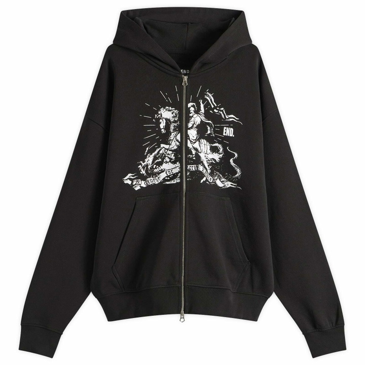 Photo: END. Soho Zip Hoodie in Black