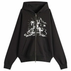 END. Soho Zip Hoodie in Black