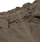 OrSlow - Tapered Cotton-Canvas Cargo Trousers - Green