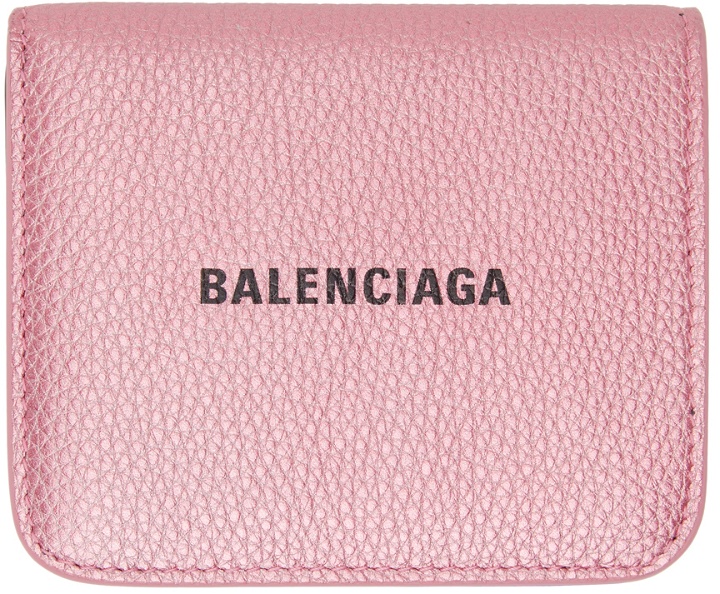Photo: Balenciaga Pink Cash Flap Card Holder