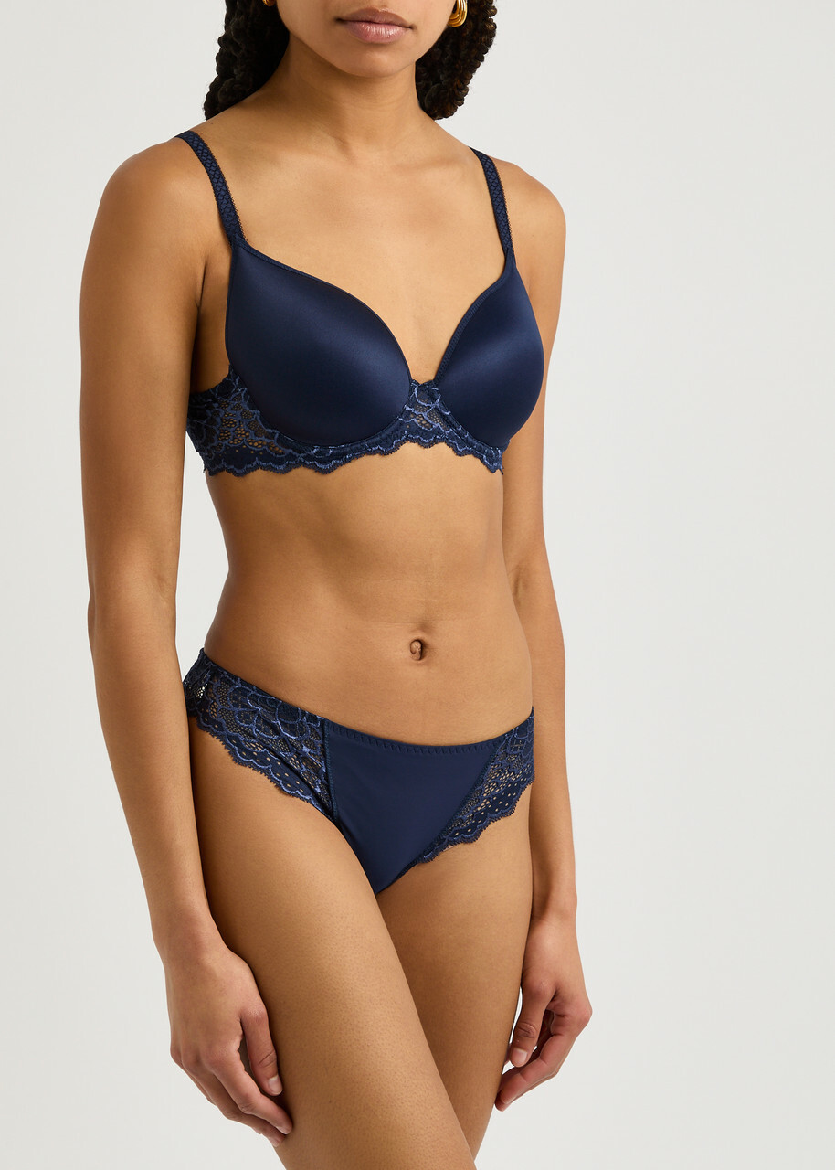 Simone PÉRÈLE Caresse Spacer Contour bra Dark Blue