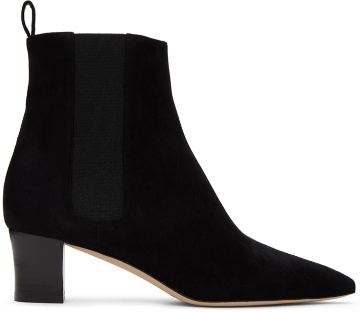 Photo: Manolo Blahnik Black Tiraba Chelsea Boots