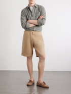 Paul Smith - Pleated Linen Drawstring Shorts - Neutrals