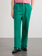 Aimé Leon Dore - Wide-Leg Cotton Trousers - Green