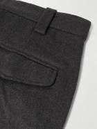 A.P.C. - Renato Straight-Leg Pleated Wool-Blend Trousers - Gray
