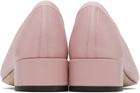 Repetto SSENSE Exclusive Pink Camille Heels