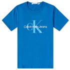 Calvin Klein Men's Monologo T-Shirt in Tarps Blue