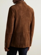 Paul Smith - Suede Suit Jacket - Brown