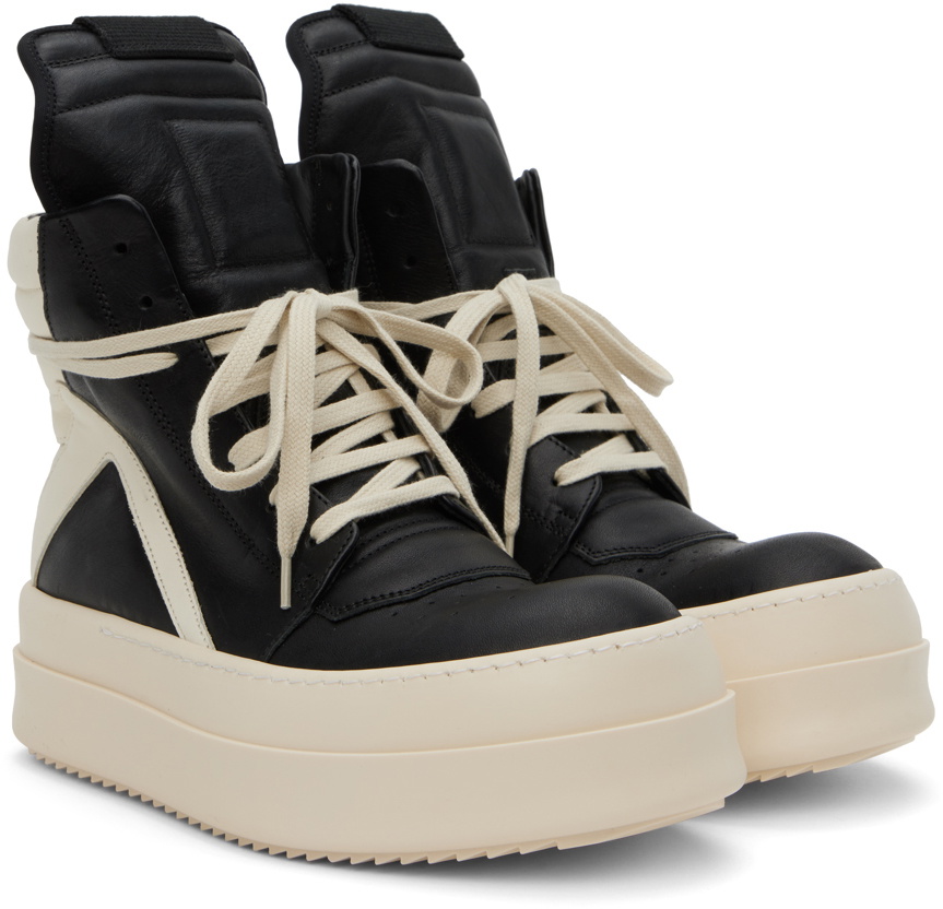 Rick Owens Black Mega Bumper Geobasket Sneakers Rick Owens