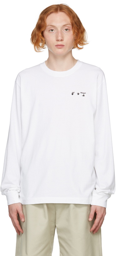 Photo: Off-White Logo Skate Long Sleeve T-Shirt