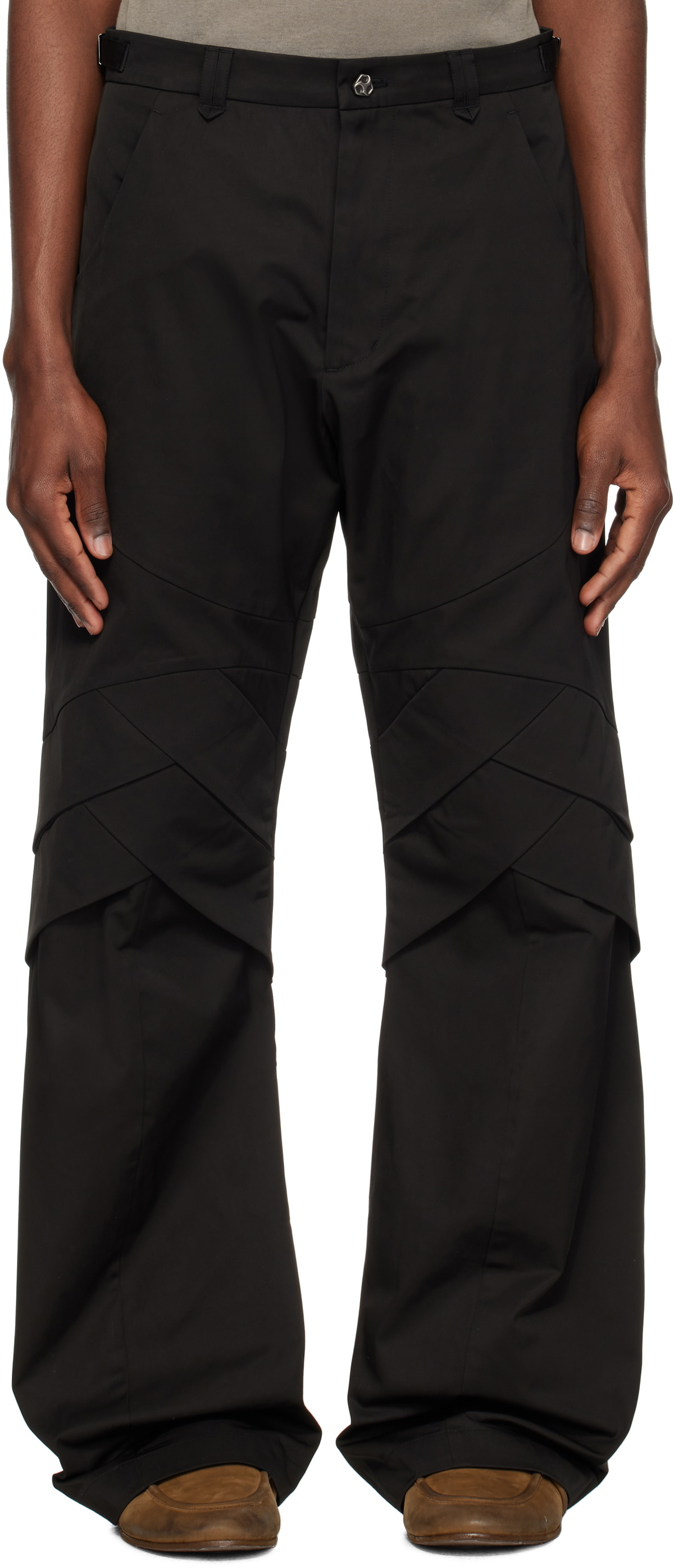 CMMAWEAR Black Gaia Cargo Pants CMMAWEAR