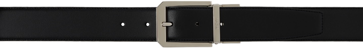 Photo: ZEGNA Reversible Brown & Black Calfskin Belt