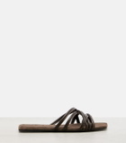 Brunello Cucinelli Leather slides