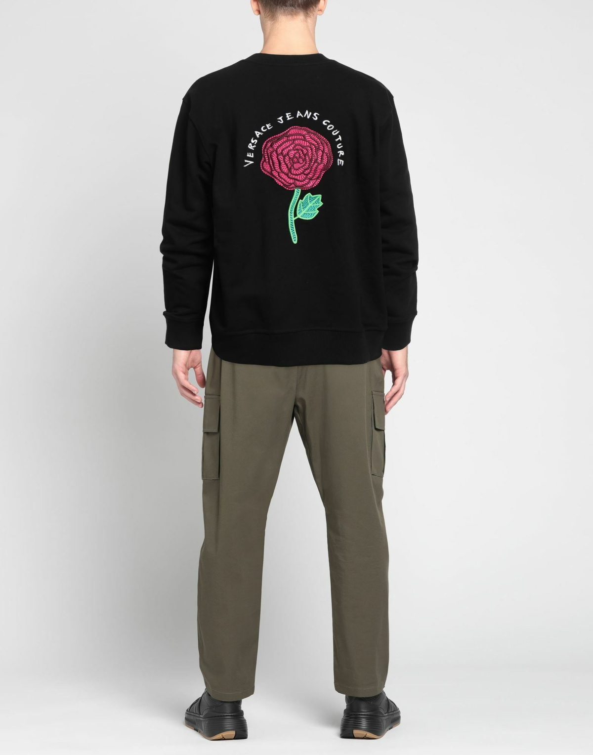 Versace Jeans Couture Mens Sweatshirt in Black